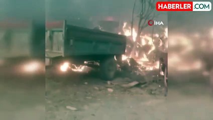 Hayvanları orman yangınında telef olan vatandaşın feryadı yürekleri dağladı