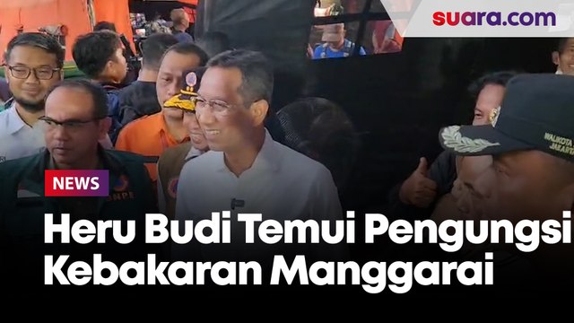 Temui Pengungsi Kebakaran Manggarai, Heru Budi Terima Keluhan Soal Air Bersih Hingga Toilet