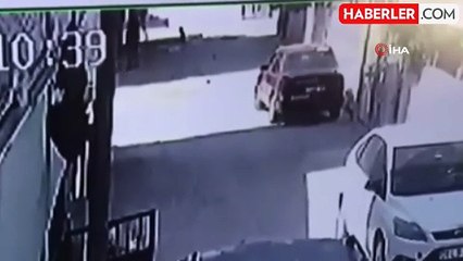 Sokakta oyun oynayan 4 yaşındaki Elif'in ölümüne neden olan feci kaza kamerada