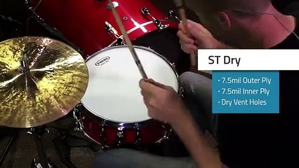 Evans Coated ST Dry Batter Snare Drum Head (2014)