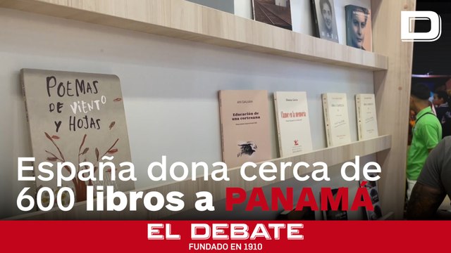 España dona cerca de 600 libros a Panamá enviados para la Feria Internacional del Libro
