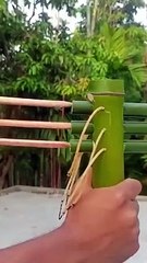 Bamboo Creations with 3 arrow #bamboo #Slingshots #DIY