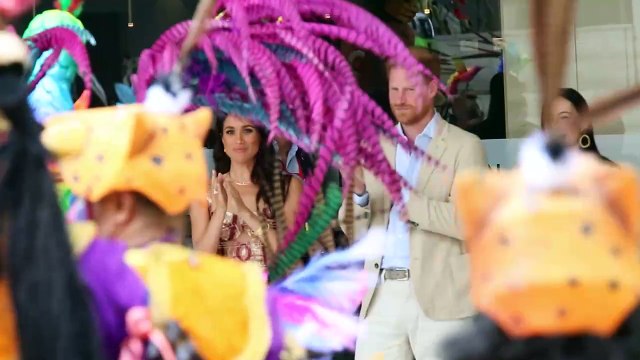 Los duques de Sussex empiezan su viaje a Colombia