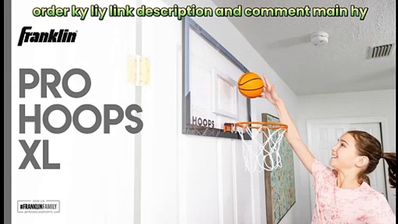 Franklin Sports Mini Basketball Hoops - Kids Indoor Over The Door Mini Hoop + Basketball Sets - Perfect Game Accessory for Bedroom + Office Link https://a.co/d/8hsaLce