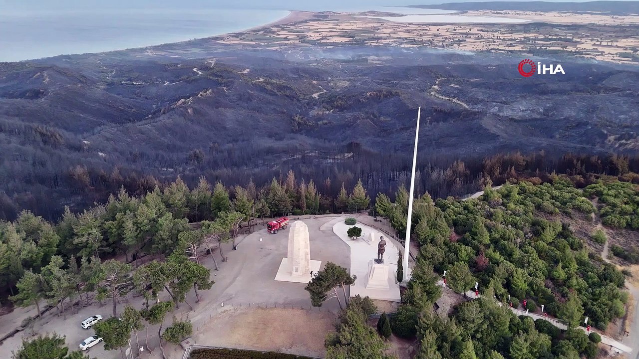 Çanakkale'de destan yazılan topraklar bir günde bu hale geldi