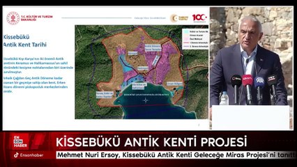 Mehmet Nuri Ersoy, Kissebükü Antik Kenti Geleceğe Miras Projesi'ni tanıttı