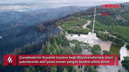 Çanakkale yangını kontrol altında