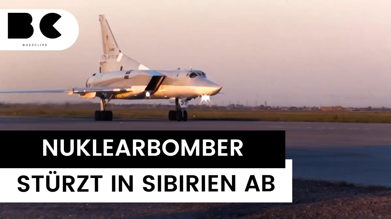 Russischer bomber in sibirien abgestürzt