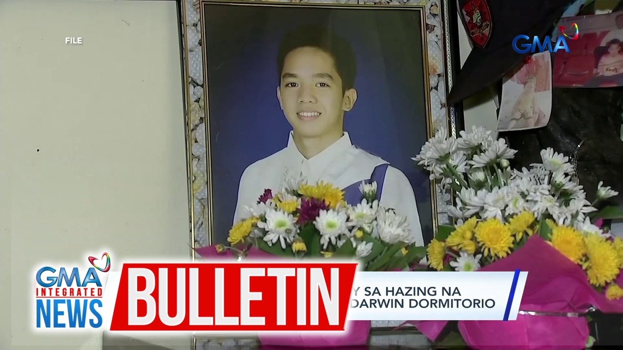3 PMA cadets, hinatulang guilty sa hazing na ikinamatay ng PMA cadet na si Darwin Dormitorio | GMA Integrated News Bulletin