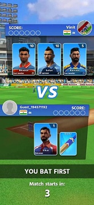 Cricket league game