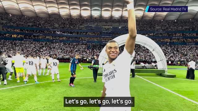 Mbappe celebrates 'dream' first title with Real Madrid