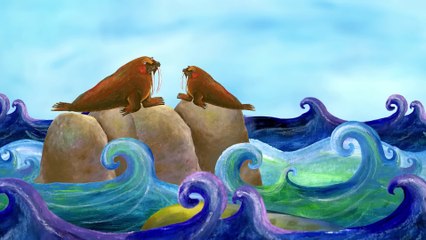 Learn the ABCs in Lower-Case- 'w' is for walrus and whale