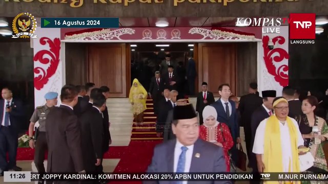 Momen Presiden Jokowi, Prabowo, hingga Puan Berbincang usai Sidang Tahunan MPR Jelang HUT ke-79 RI
