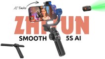 ZHIYUN SMOOTH 5S AI : un STABILISATEUR parfait pour smartphone - TEST