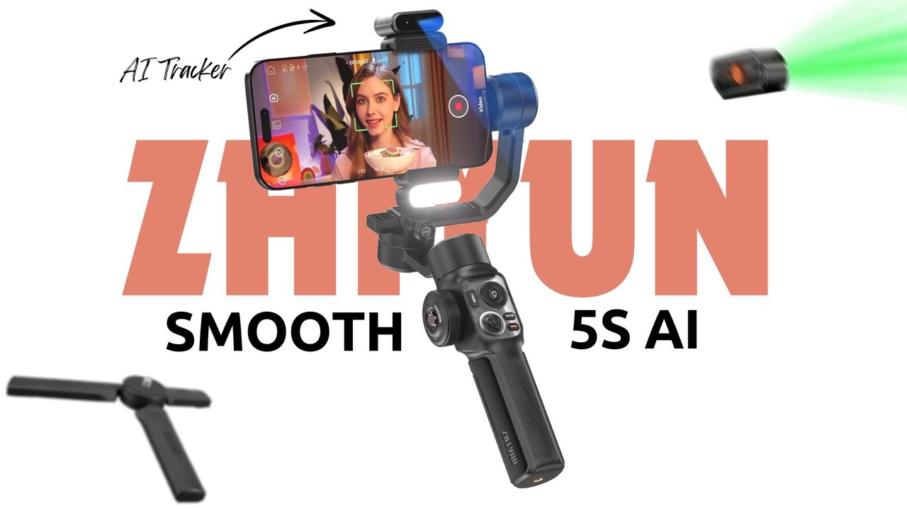 ZHIYUN SMOOTH 5S AI : un STABILISATEUR parfait pour smartphone - TEST