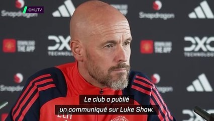 Ten Hag s'attend à un retour de Shaw à "court terme"