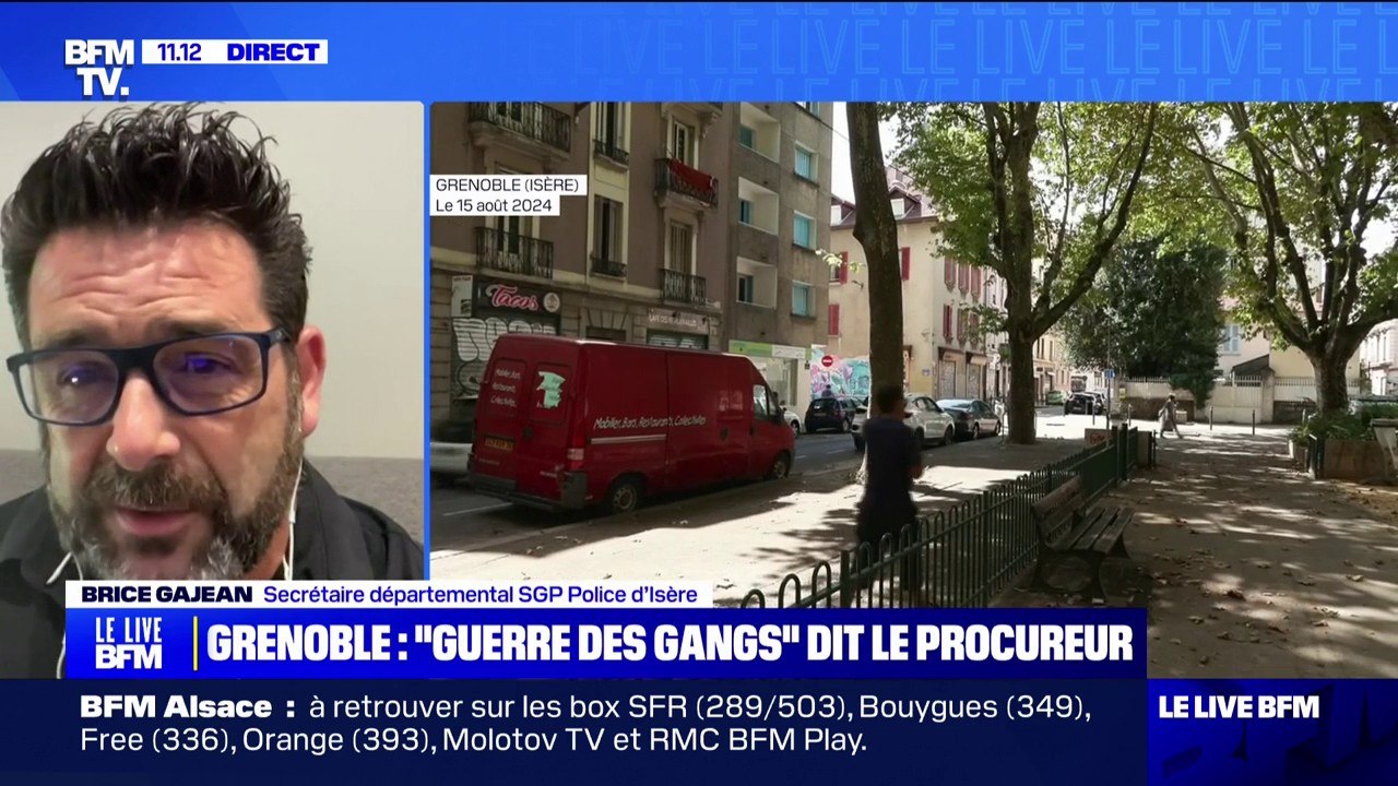 "Guerre des gangs" à Grenoble: "Il faut retrouver une investigation compétitive", explique Brice Gajean du syndicat SGP Police en Isère