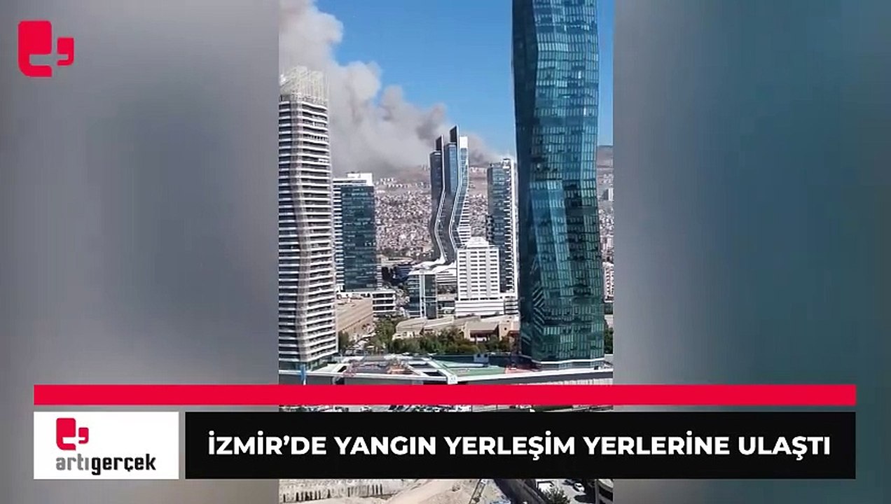 İzmir'de orman yangını yerleşim yerlerine ulaştı: 'Bölgeyi acilen boşaltın' çağrısı