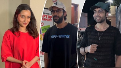 Download Video: Stree 2 की रिलीज के बाद Juhu PVR थिएटर के बाहर स्पॉट हुए फिल्म के लीड सितारे, Stree 3 पर किया रिएक्ट