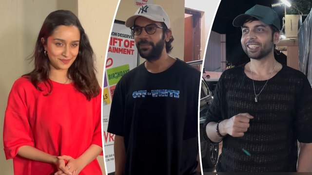 Stree 2 की रिलीज के बाद Juhu PVR थिएटर के बाहर स्पॉट हुए फिल्म के लीड सितारे, Stree 3 पर किया रिएक्ट