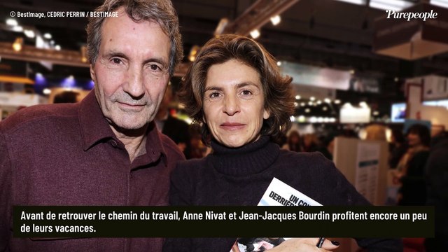 Jean-Jacques Bourdin et sa femme Anne Nivat amoureux en vacances : rare apparition du couple dans leur paradis