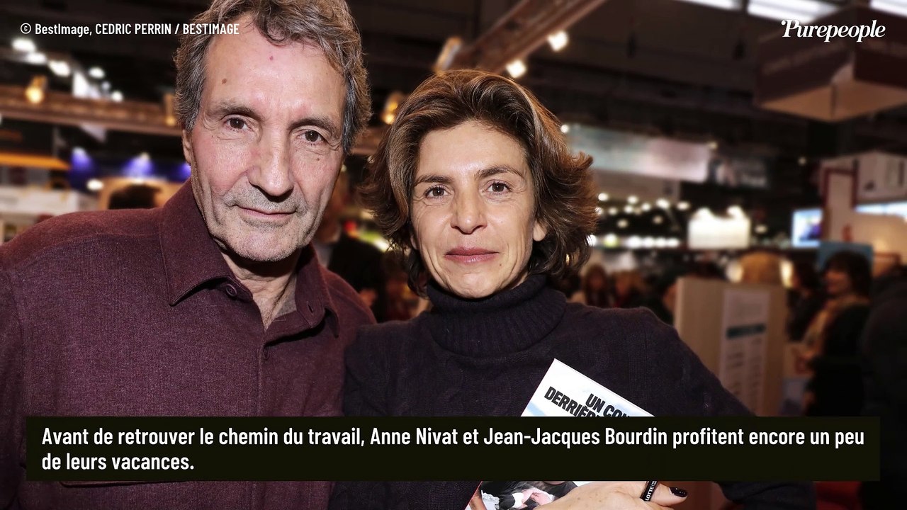 Jean-Jacques Bourdin et sa femme Anne Nivat amoureux en vacances : rare apparition du couple dans leur "paradis"