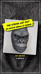 Un artiste génial et unique : The String Art Guy #short