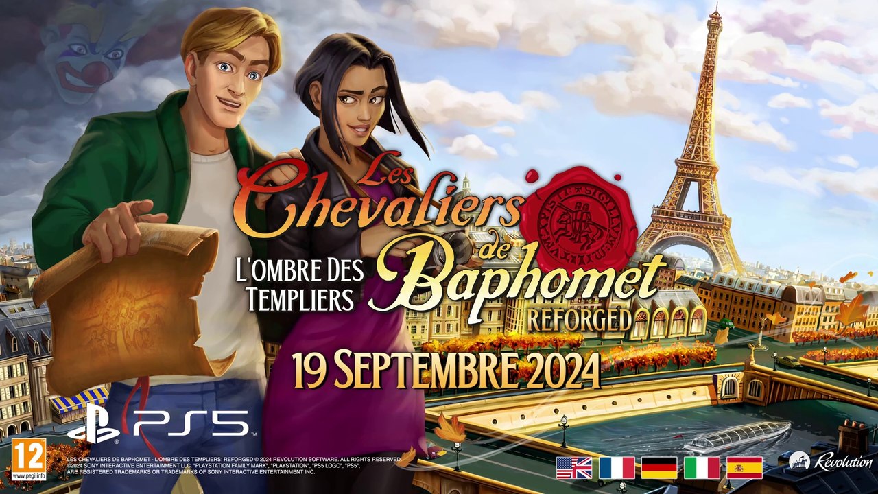 Les Chevaliers de Baphomet Reforged - L'ombre des Templiers - Trailer de la date de sortie ｜ PS5