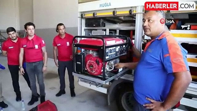 Bodrum Belediyesi Arama Kurtarma Ekibi Afet Eğitimi Aldı