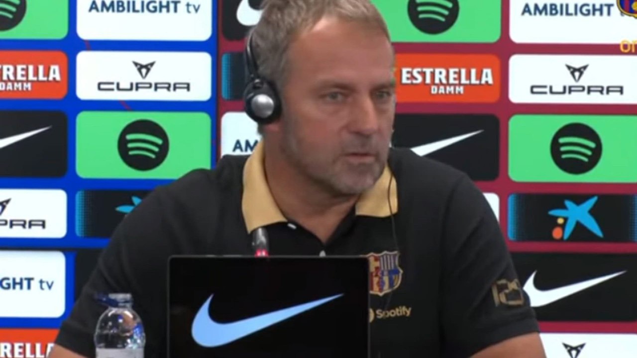 Rueda de prensa de Hansi Flick previa al Valencia vs. Barcelona de LaLiga EA Sports