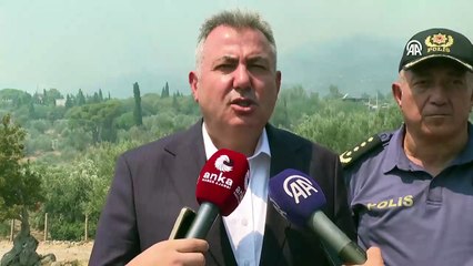 İzmir Valisi Süleyman Elban devam eden yangına ilişkin açıklama yaptı