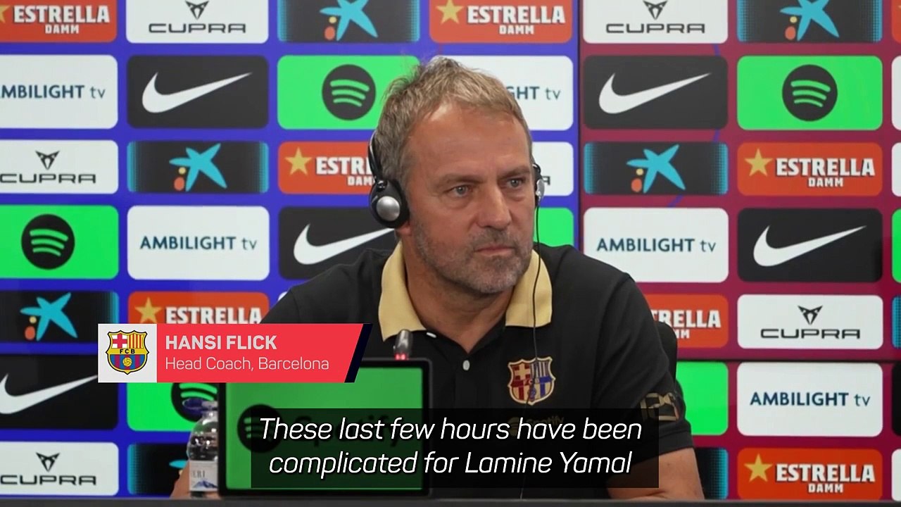 Flick confirms Yamal can play Barcelona's opener after father's stabbing