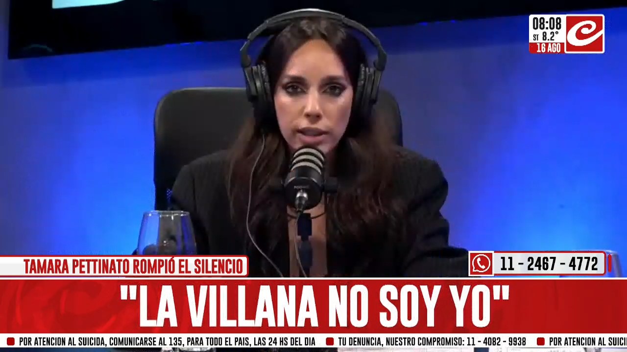 Tamara Pettinato rompió el silencio tras el escándalo de los videos junto a Alberto Fernández