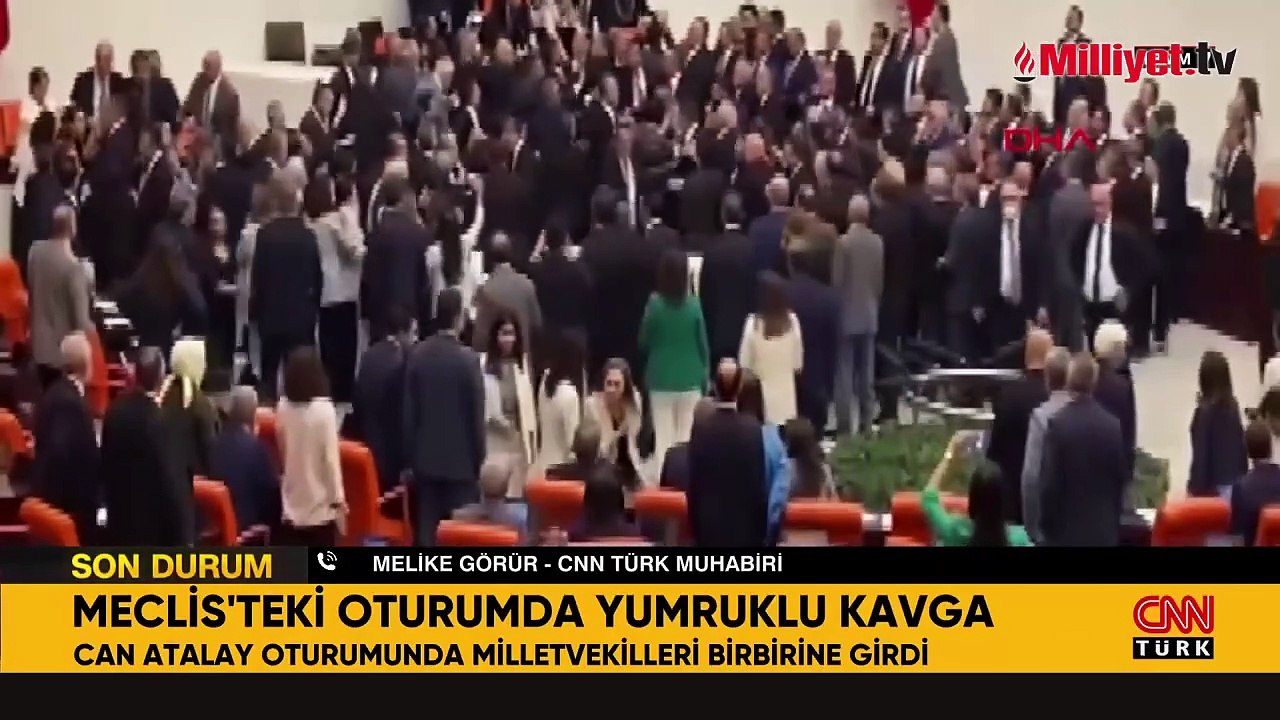 Meclis'te Can Atalay oturumu: Milletvekilleri birbirine girdi