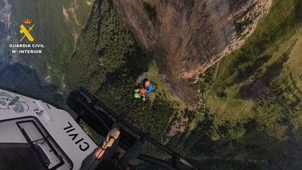 Rescate de montaña en Huesca