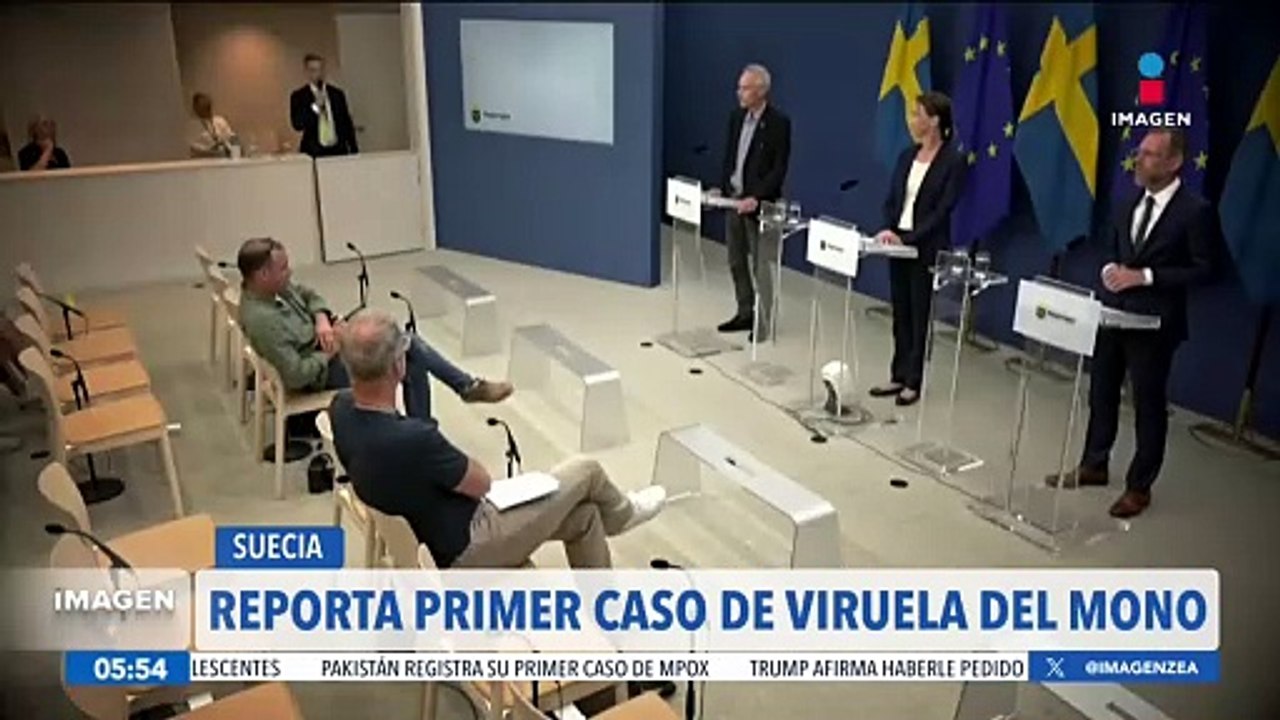 Suecia confirma su primer caso de mpox (viruela del mono)