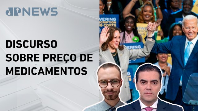 Biden participa de comício ao lado de Kamala Harris; Fabrizio Neitzke e Cristiano Vilela analisam