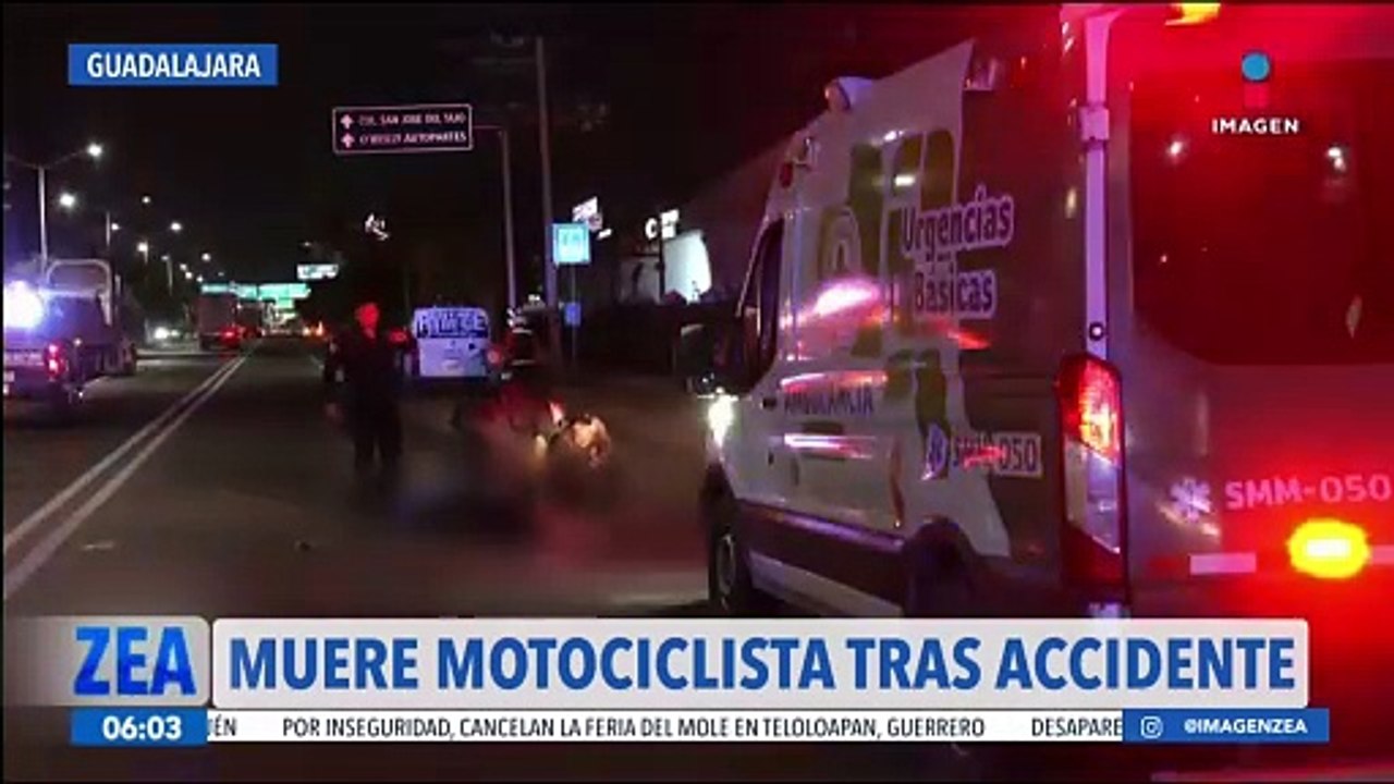 Motociclista muere en accidente en Tlajomulco de Zúñiga, Jalisco