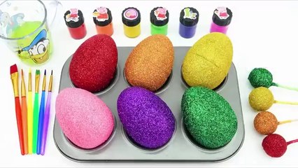 Satisfying Video l How to Make Lollipop Candy With Playdoh & Paintbrush Cutting ASMR l Sand Crunchy