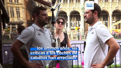 Bruselas sustituye los carruajes de caballos por su versión eléctrica