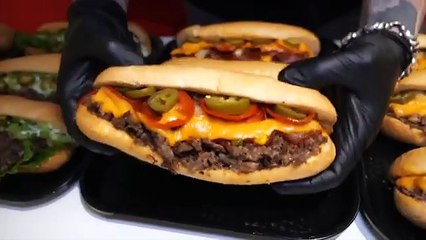 Download Video: Insanely Delicious!! BEST 7 Mouth-watering American-style fast food in Korea - Korean street food