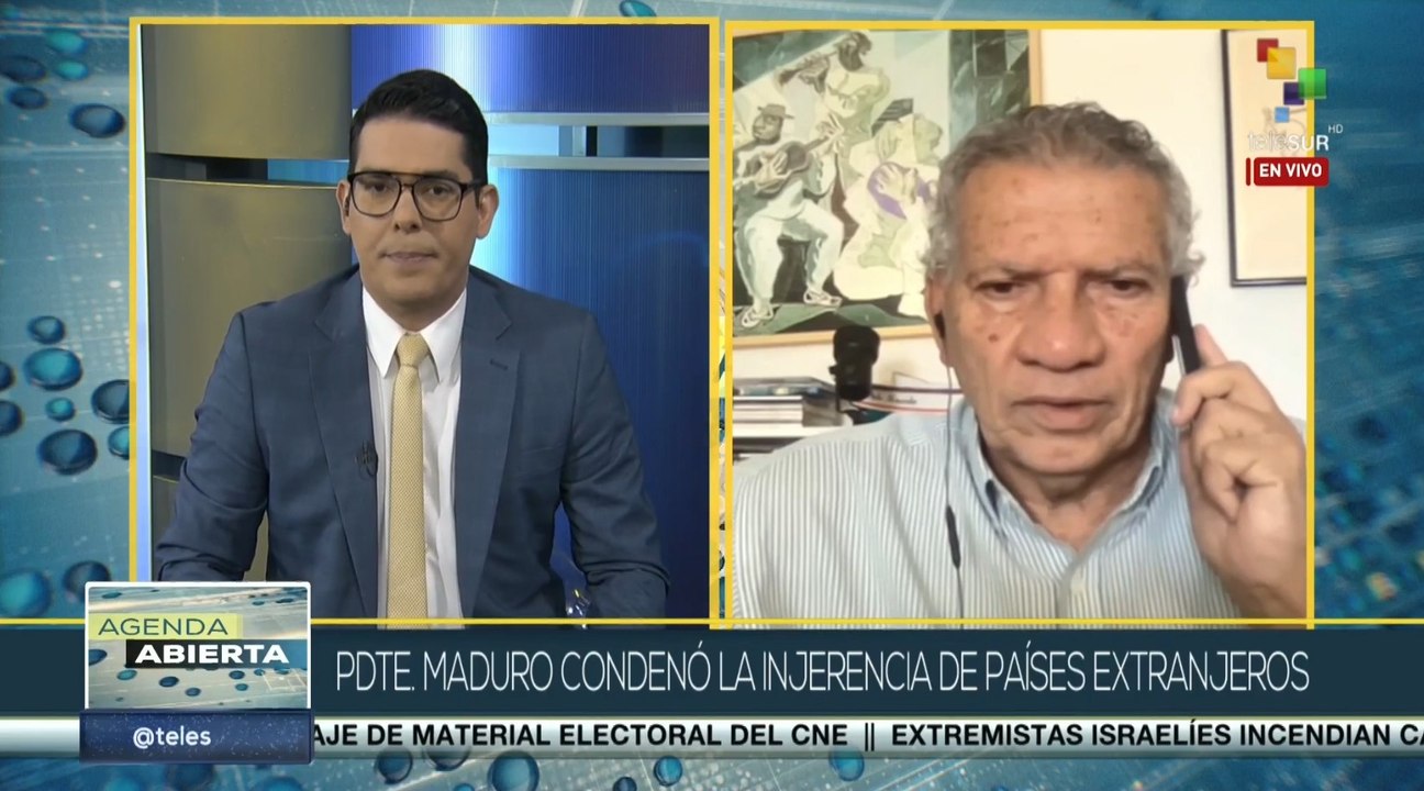 Venezuela rechaza la injerencia extranjera