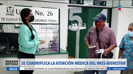 El IMSS-Bienestar cuadriplicó la cobertura médica gratuita en dos años