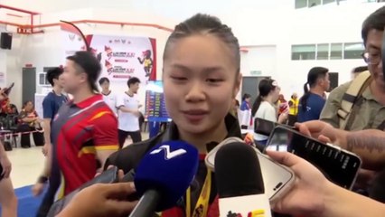 Stephanie lakar sejarah raih emas dalam 3 acara wushu di SUKMA 2024