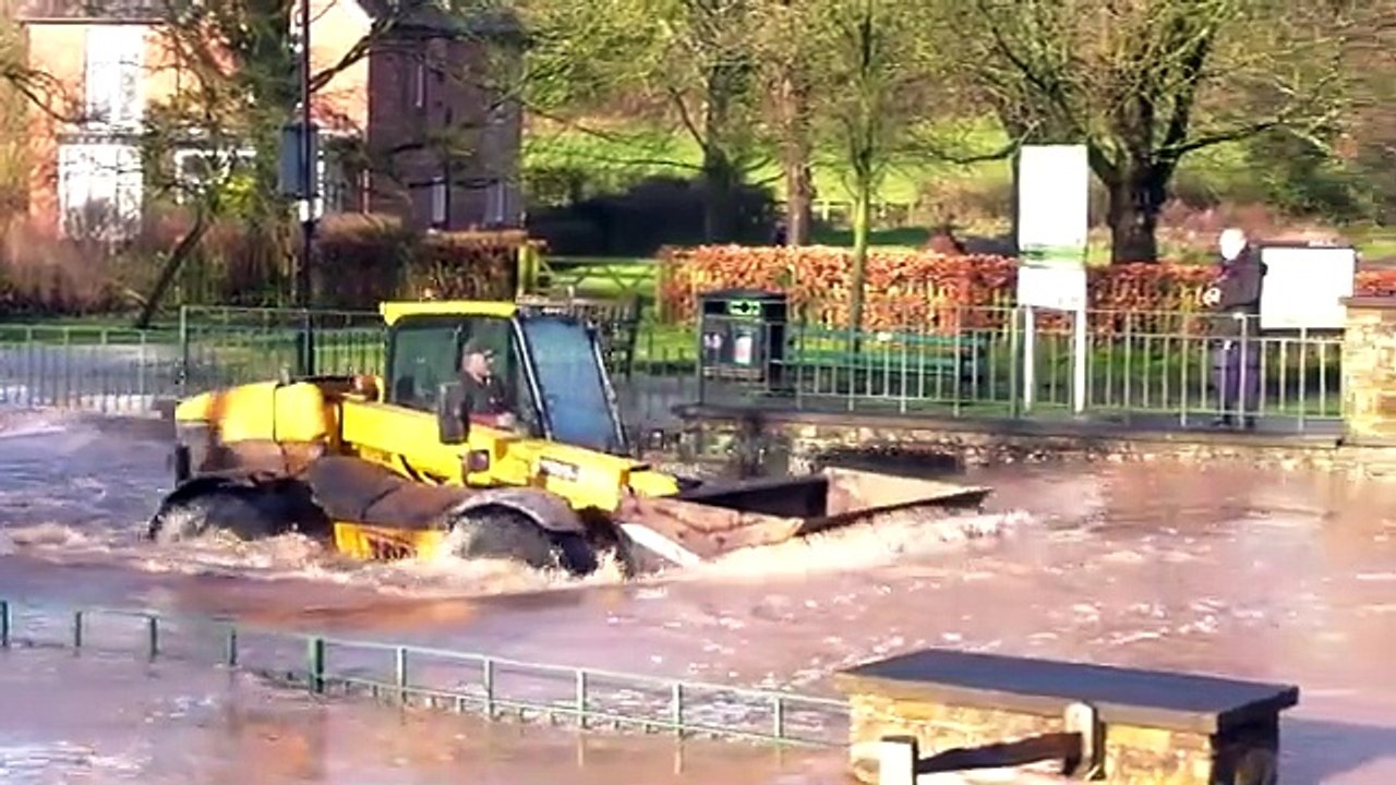 Kenilworth Ford Floods 2020 Warwickshire England.