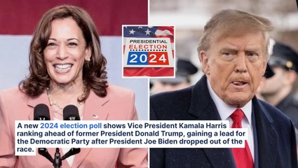 Harris Vs. Trump: Vice President Leads 2024 Election By 4 Points, Shows Strong Support From Voters Young, Old