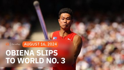 EJ Obiena drops to world No. 3 after Paris Olympics