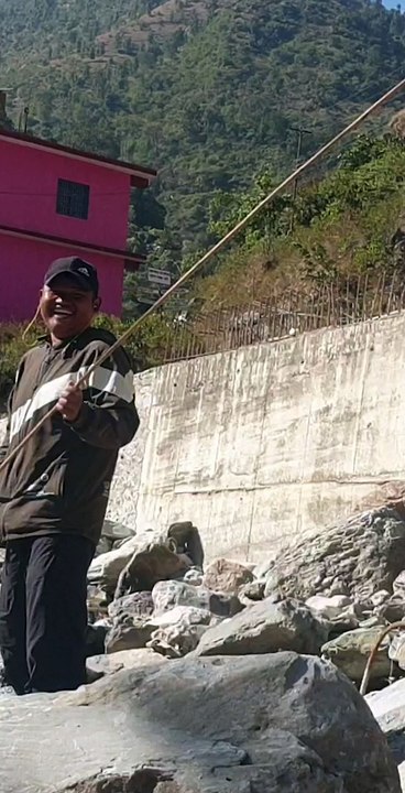 Hook and Trout Fishing in Nepal | Asala Fishing | Himalayan Trout Fishing |