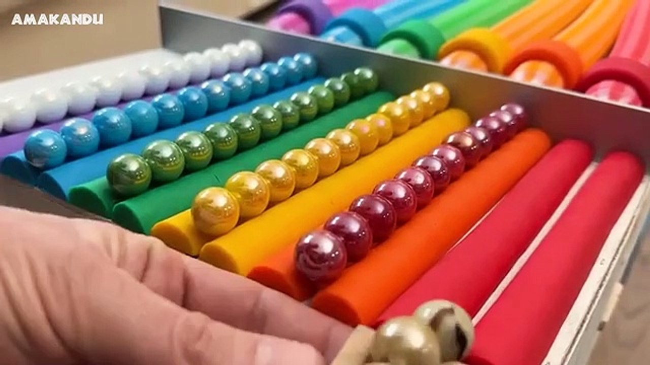 Colorful Marble Run Race