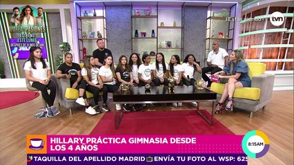 Visita de la federación de Gimnasia Panamá y Hillary Heron